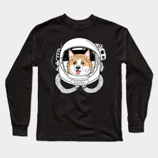 Nasa Space Corgi Long Sleeve T-Shirt